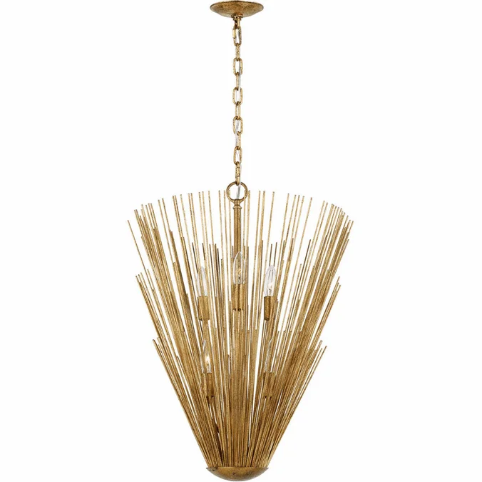 Visual Comfort Studio AP1146ADB Helios Modern Antique Gild Pendant Lighting