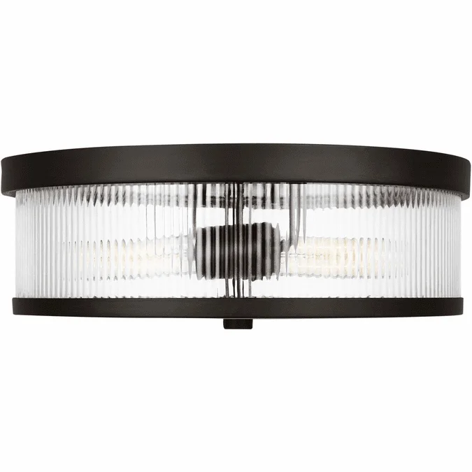 Visual Comfort Studio CF1052AI Geneva Modern Aged Iron Ceiling Lighting Fixture