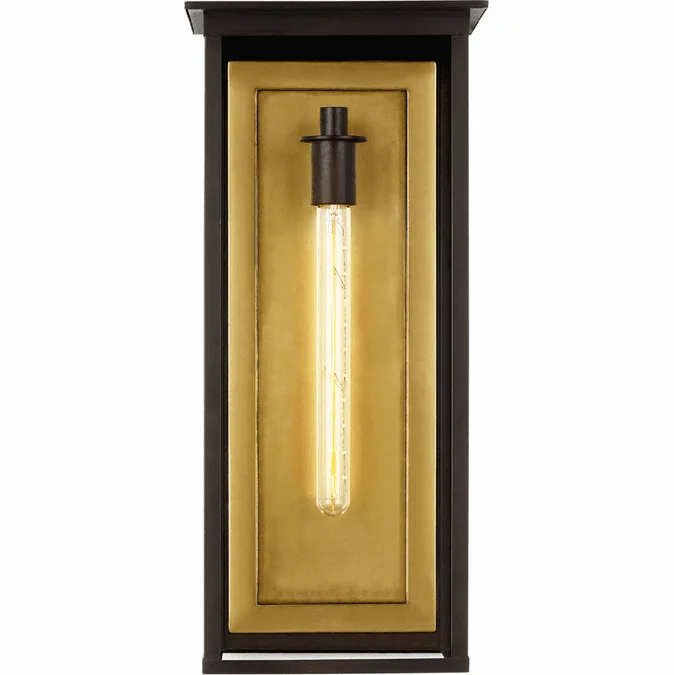 Visual Comfort Studio CO1131HTCP Freeport Contemporary Heritage Copper 22″ Outdoor Lighting Sconce