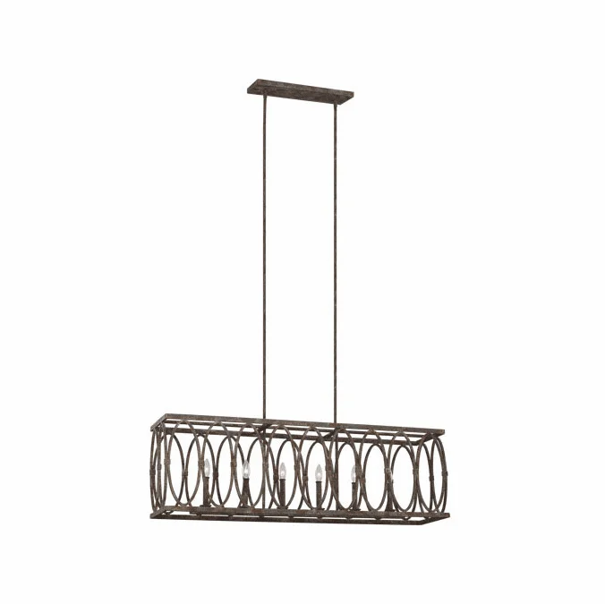 Visual Comfort Studio F32246DA Patrice Vintage Deep Abyss Island Lighting