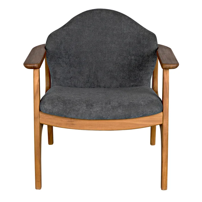 vittorio chair with grey fabric