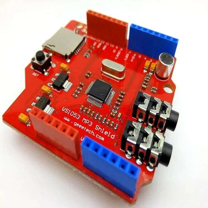 VS1053 MP3 Recording Module Development Board with Onboard Recording Function For UNO
