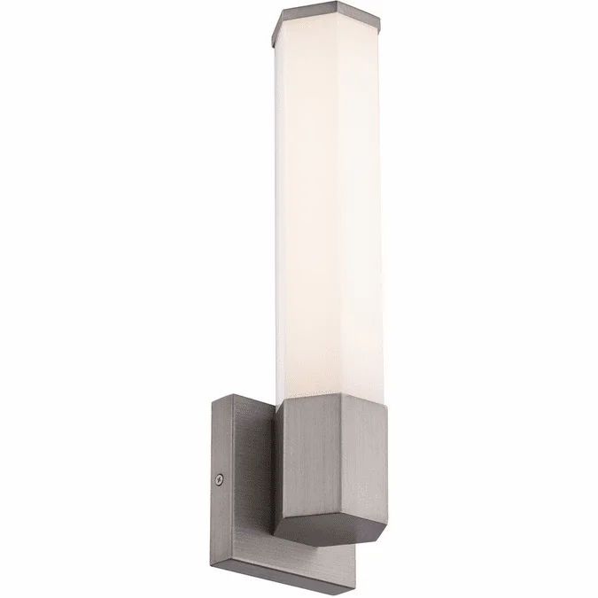 WAC Lighting WS-230116-CS-BN Remi Contemporary Brushed Nickel LED Light Sconce