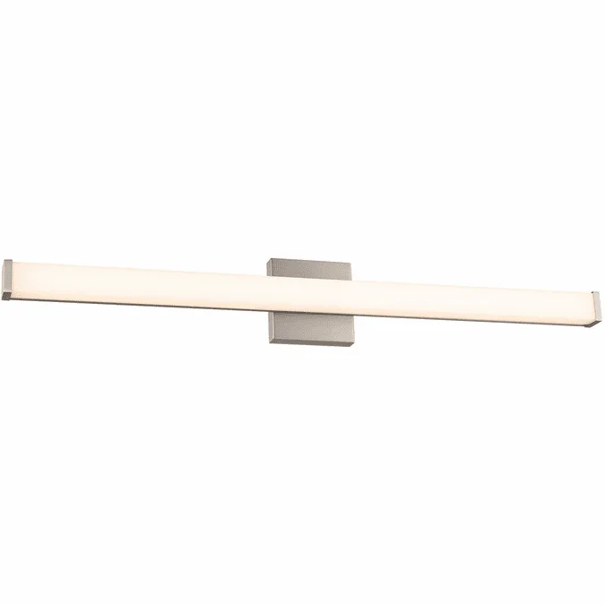 WAC Lighting WS-240836-CS-BN Slim Contemporary Brushed Nickel LED 36″ Bathroom Lighting Fixture