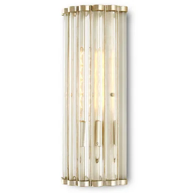 Warwick Collection One Light Wall Sconce in Contemporary Silver Leaf/Clear (142|5900-0047)