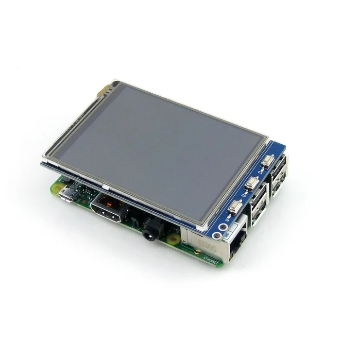 Waveshare Raspberry Pi LCD Display Module 3.2inch TFT Resistive Touch Screen Panel SPI Interface