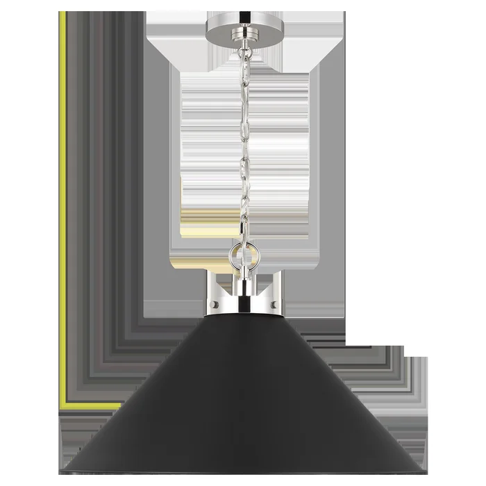 Wellfleet Wide Cone Pendant