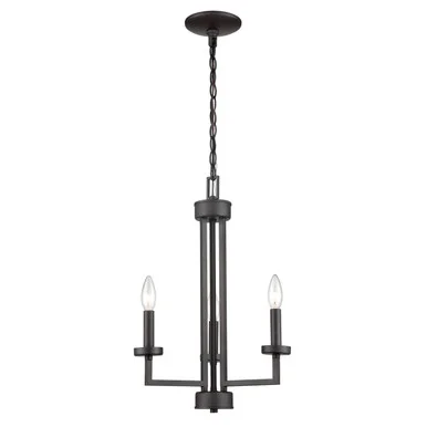 West End Three Light Chandelier in Oil Rubbed Bronze (45|CN240321)