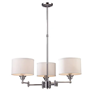 Westbrook Three Light Chandelier in Polished Chrome (45|11212/3)