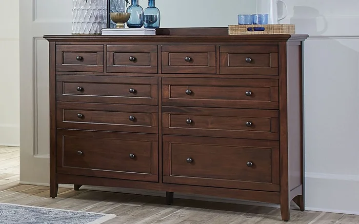 Westlake Master Dresser in Brown Cherry WSLCB5510