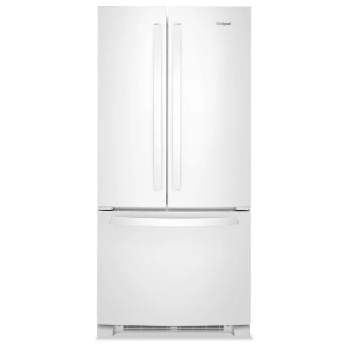 Whirlpool 33 22 Cu. Ft. Bottom-Mount Refrigerator – White – WRFF5333PW | Rfrigrateur Whirlpool de 22pi et de 33po conglateur infrieur – blanc – WRFF5333PW