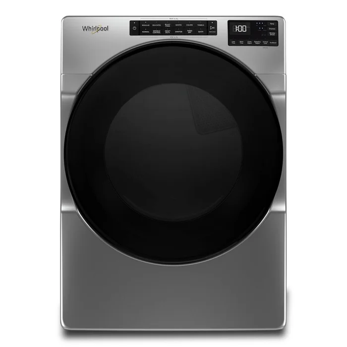 Whirlpool 7.4 Cu. Ft. Gas Dryer – Chrome Shadow – Stackable – WGD5605MC | Scheuse gaz Whirlpool de 7,4pi – ombre chrome – superposable – WGD5605MC