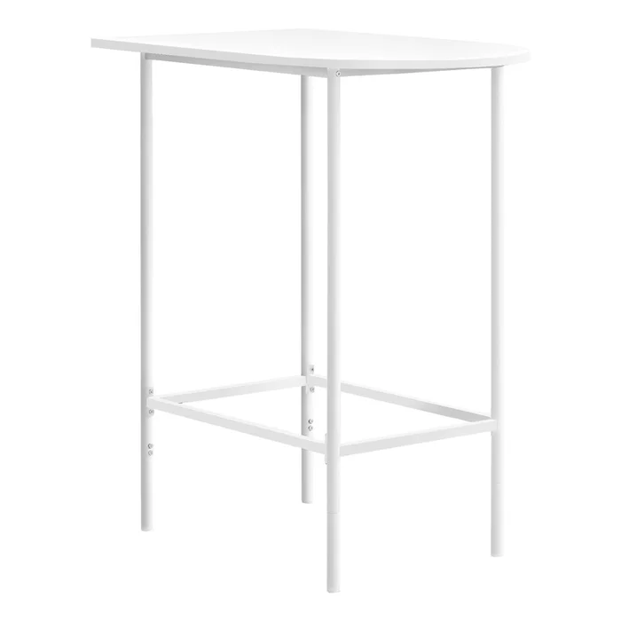 White Top and Metal Spacesaver Home Bar|Meuble bar peu encombrant en mtal et dessus blanc|D90FASNS
