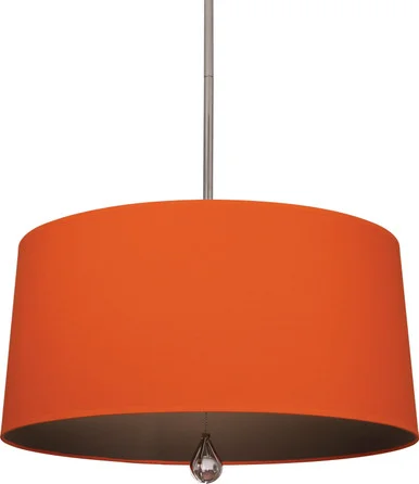 Williamsburg Custis Three Light Pendant in Polished Nickel (165|WB337)