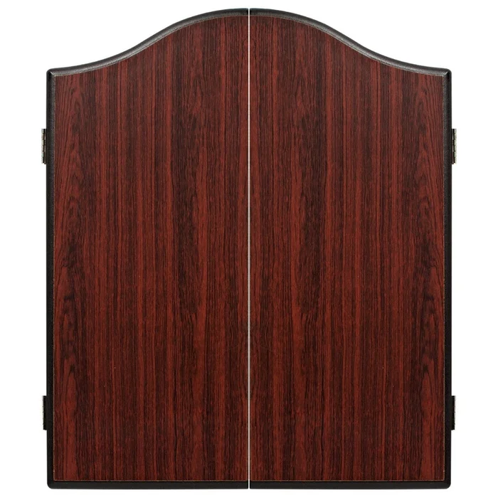 Winmau Classic Deluxe Rosewood Dartboard Cabinet|Armoire de cible de jeu de flchettes Winmau au fini palissandre