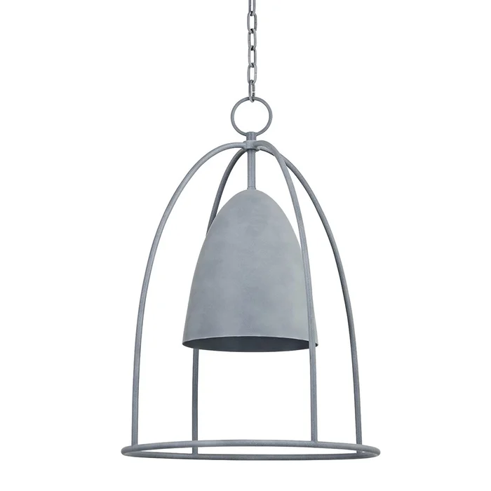 Wisteria One Light Outdoor Lantern in Weathered Zinc (67|F1125-WZN)