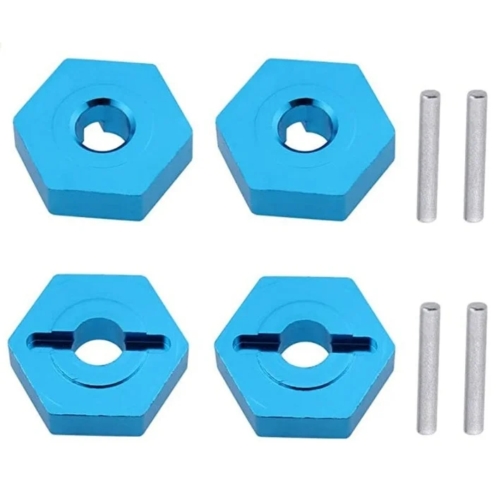 WL A959 Upgrade Metal Hex Nut Adapter to change to bigger tires (4pcs)