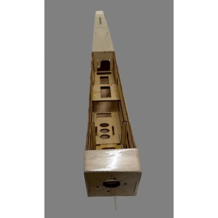 Wot 4 E Style balsa built fuselage and covered in clear film