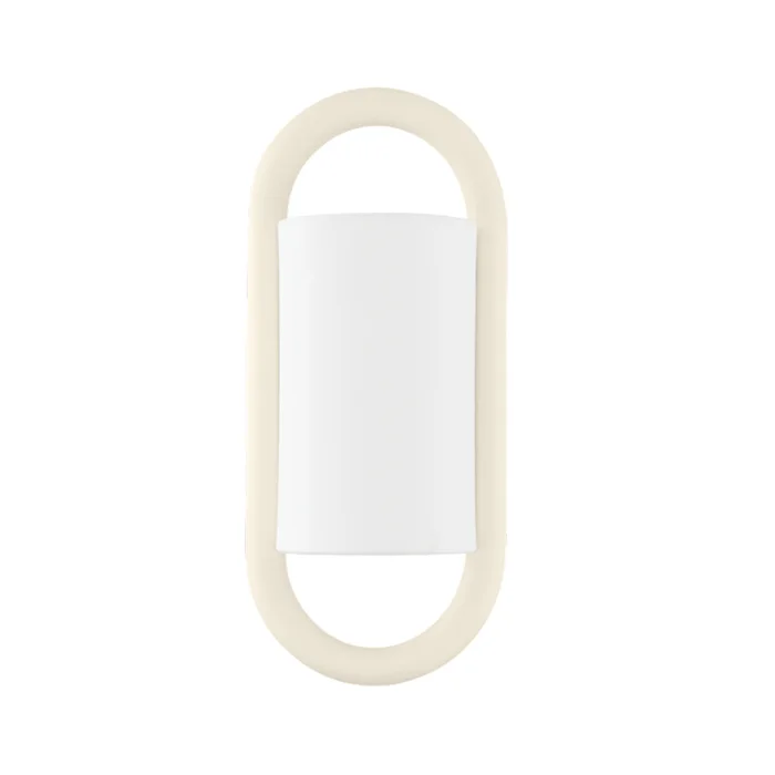 Wynter 1-Light Wall Sconce in Textured Cream 9.5L x 6.25W x 14.5H