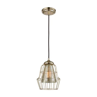 Yardley One Light Mini Pendant in Polished Gold (45|14266/1)