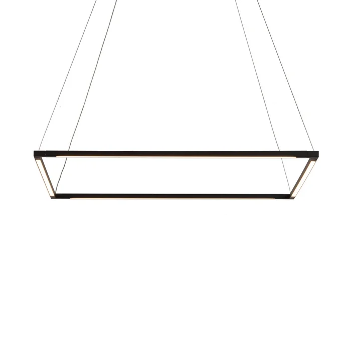 Z-Bar Pendant LED Pendant in Matte Black (240|ZBP-24-S-SW-MTB-CNP)