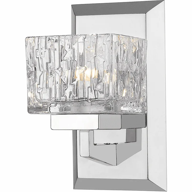 Z-Lite 1927-1S-CH Rubicon Contemporary Chrome Halogen Wall Lamp