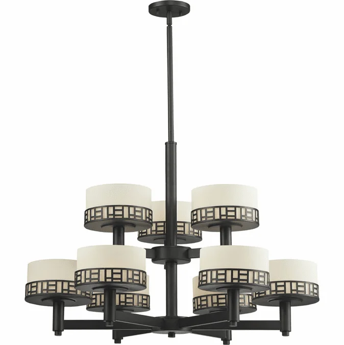 Z-Lite 329-9-BRZ Elea Bronze 22.75″ Tall Chandelier Light