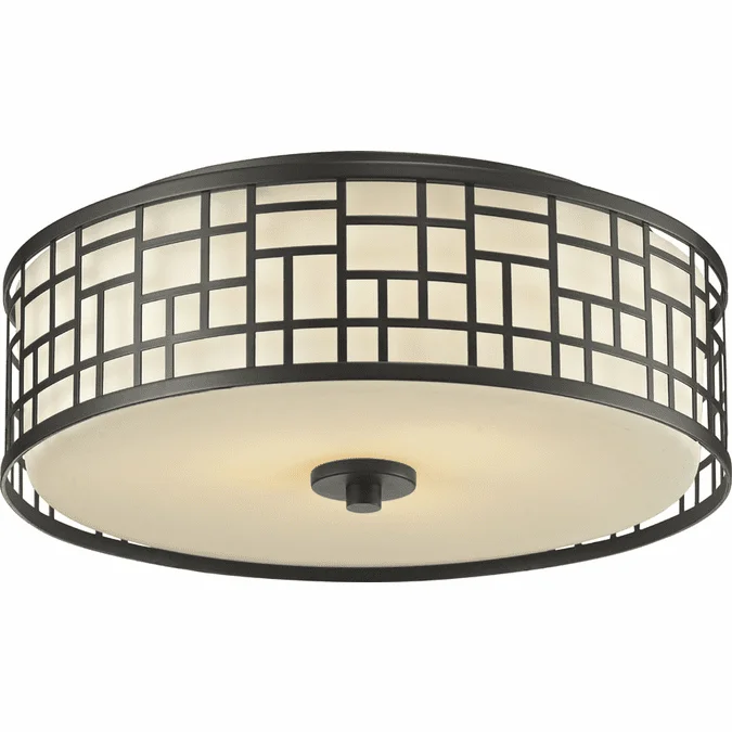 Z-Lite 329F16-BRZ Elea Bronze 6.25″ Tall Flush Mount Lighting