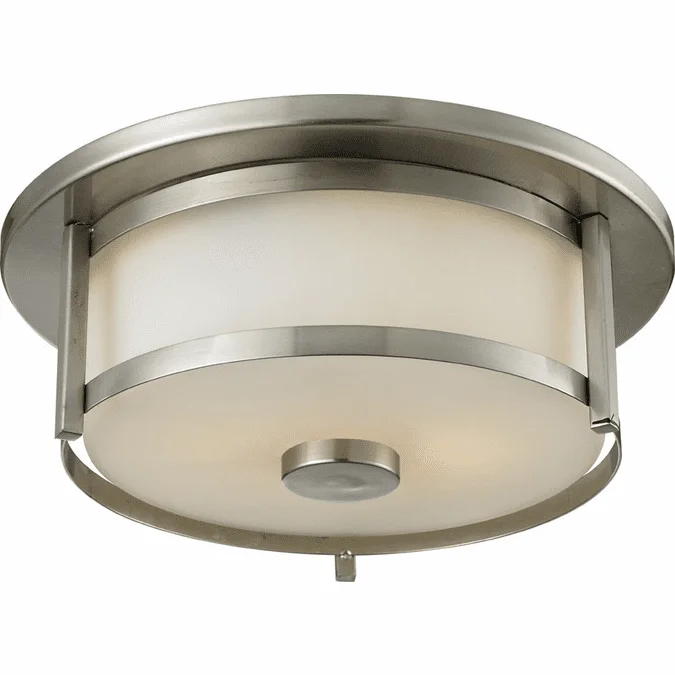 Z-Lite 412F11 Savannah Brushed Nickel 11″ Wide Ceiling Lighting Fixture