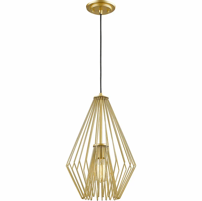 Z-Lite 442MP12-MG Quintus Modern Metallic Gold Hanging Pendant Lighting