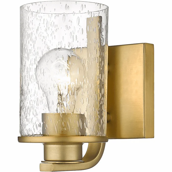 Z-Lite 492-1S-OBR Beckett Modern Olde Brass Sconce Lighting
