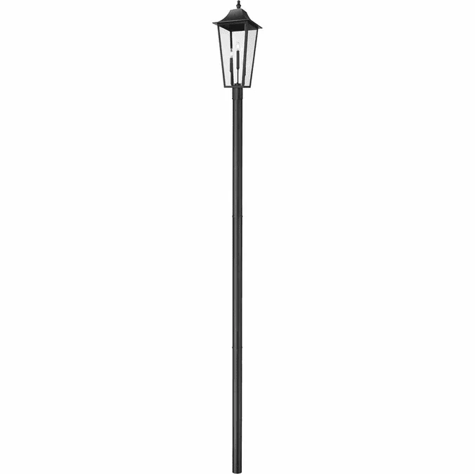 Z-Lite 5008PHXLR-5009P120-B Gannon Black Exterior Post Lighting