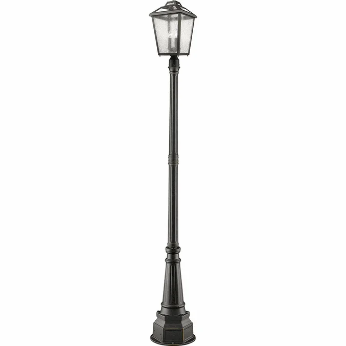 Z-Lite 539PHBR-564P-ORB Bayland Oil Rubbed Bronze Exterior Post Lamp