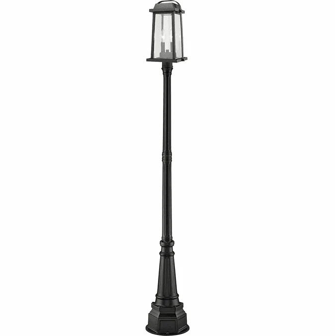 Z-Lite 574PHMR-564P-BK Millworks Black Outdoor Landscape Lighting Design