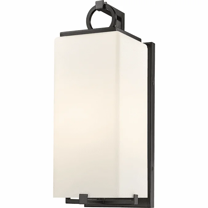 Z-Lite 593M-BK Sana Contemporary Black Outdoor Wall Lamp