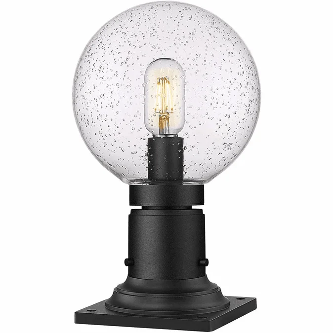 Z-Lite 599PHM-533PM-BK Laurent Contemporary Black 8″ Pier Mount