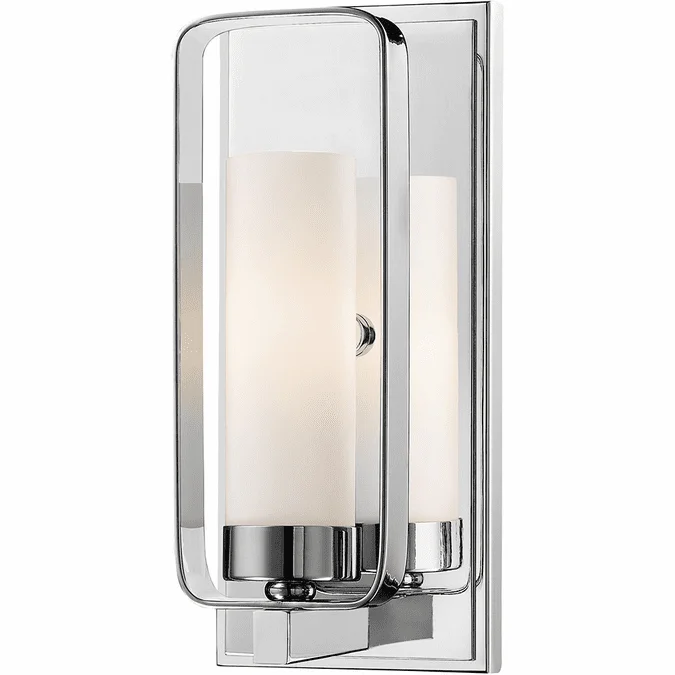 Z-Lite 6000-1S-CH Aideen Modern Chrome Sconce Lighting