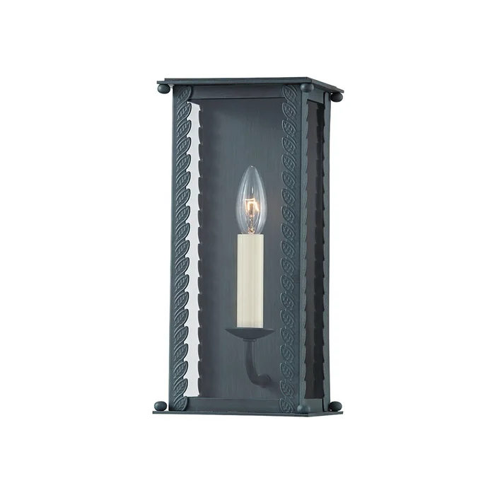 Zuma One Light Outdoor Wall Sconce in Verdigris (67|B6711-VER)